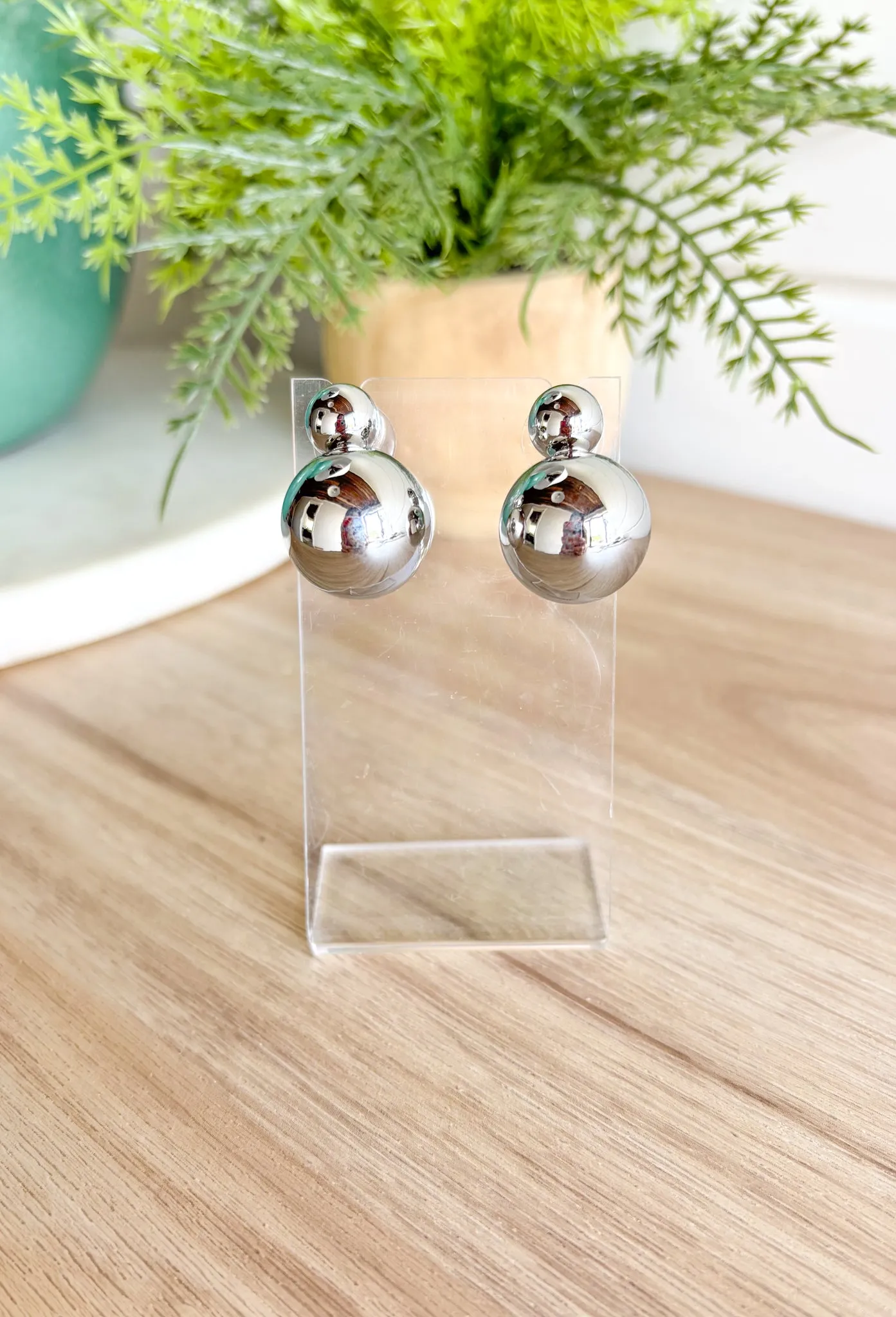 Bad Habit Earrings in Silver