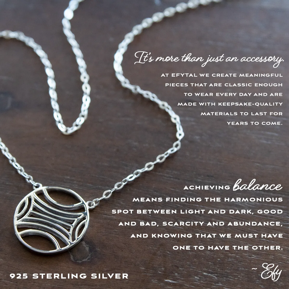 balance 18mm necklace • achieving balance