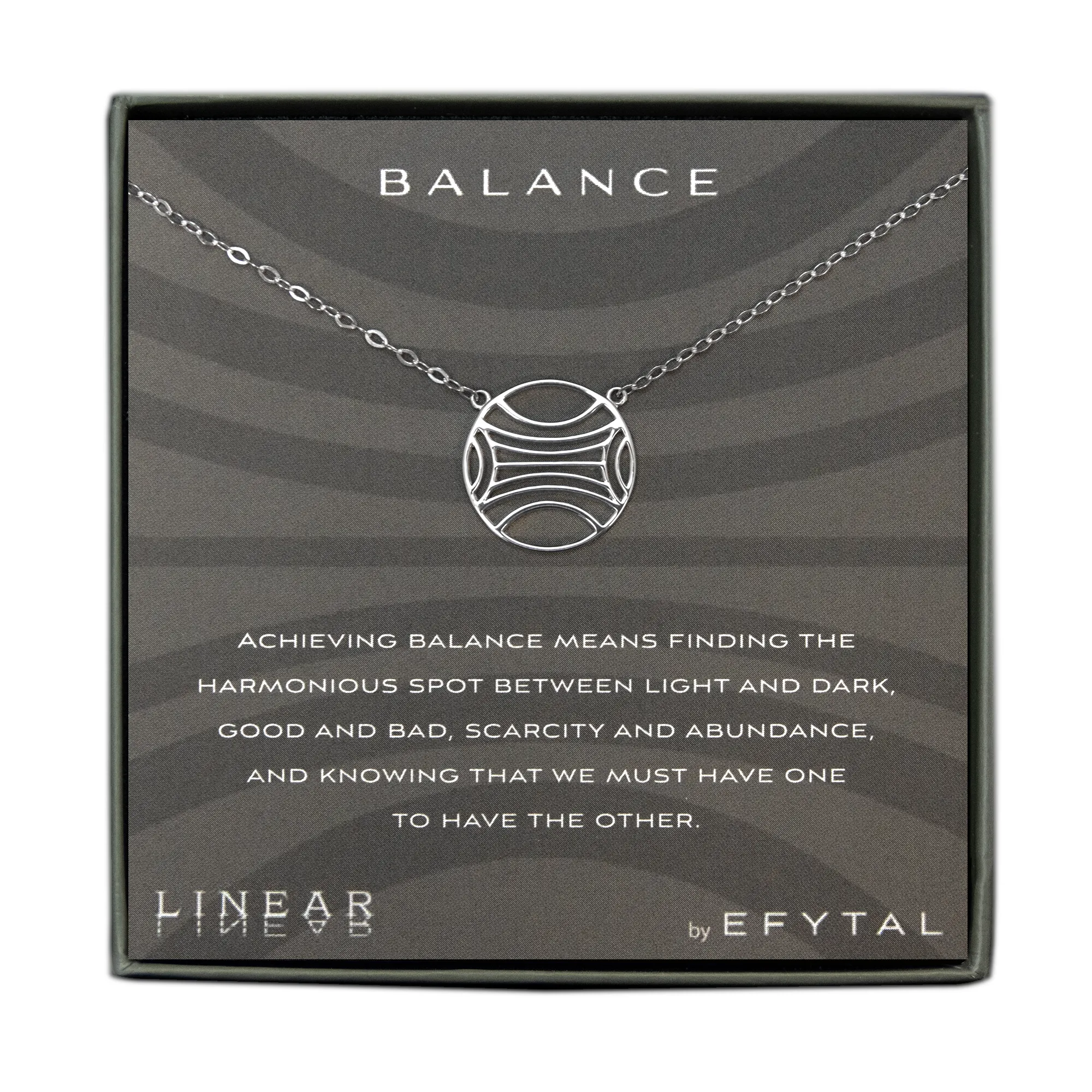 balance 18mm necklace • achieving balance