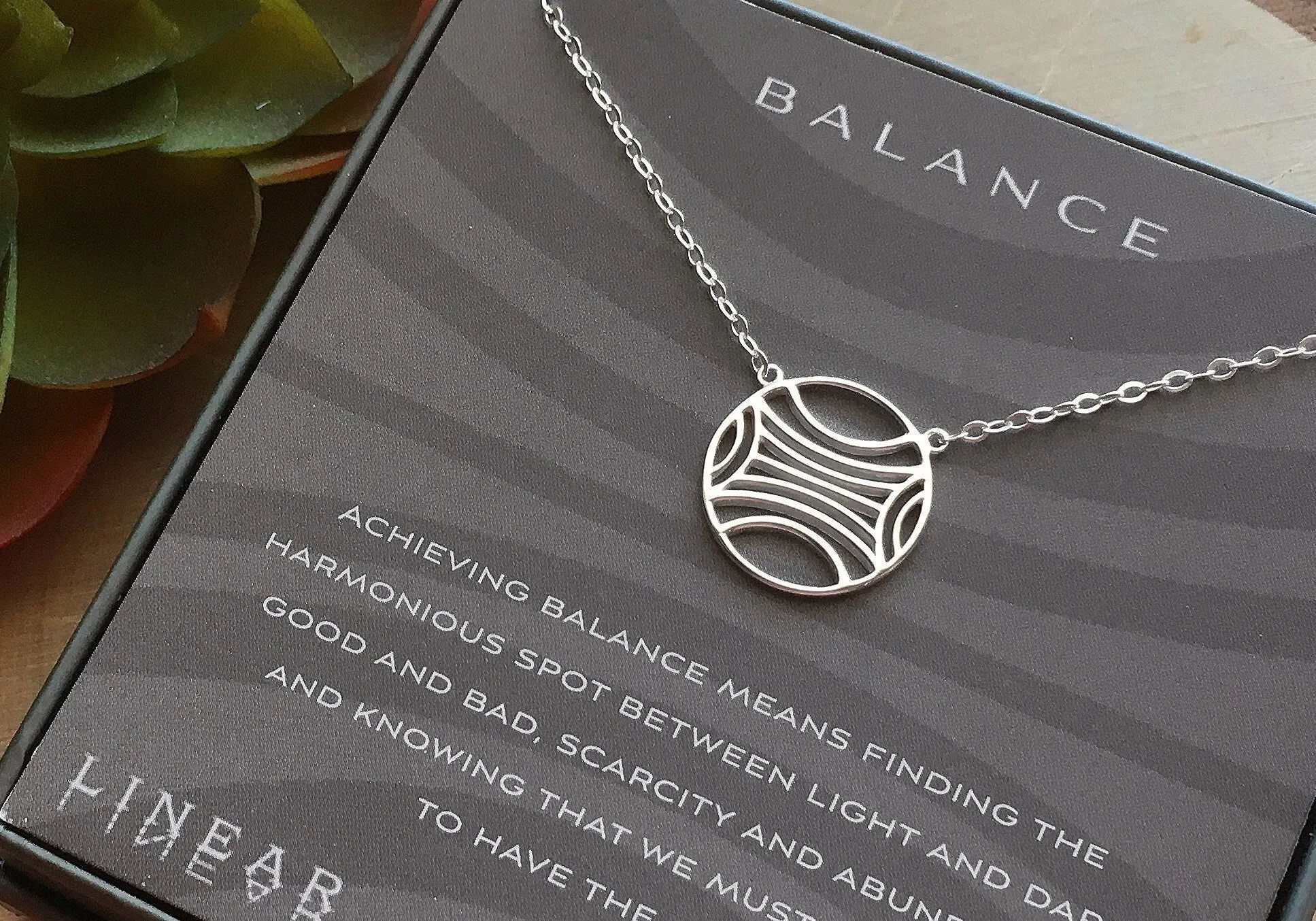 balance 18mm necklace • achieving balance
