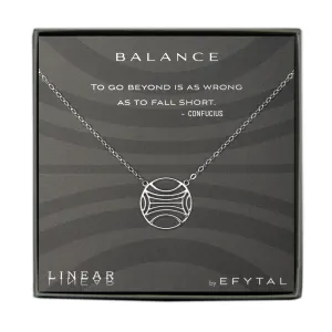 balance 18mm necklace • confucius