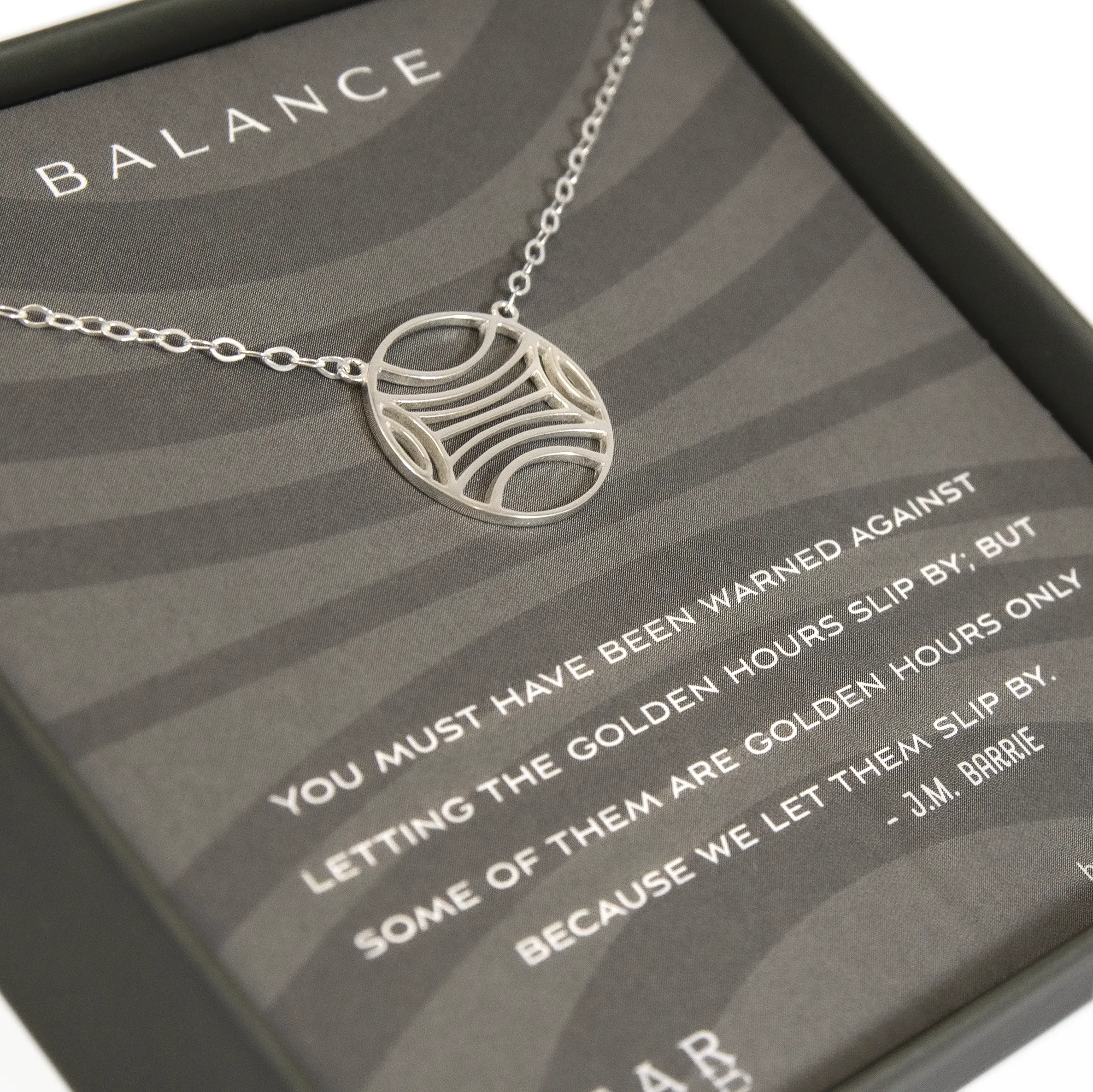 balance 18mm necklace • golden hours