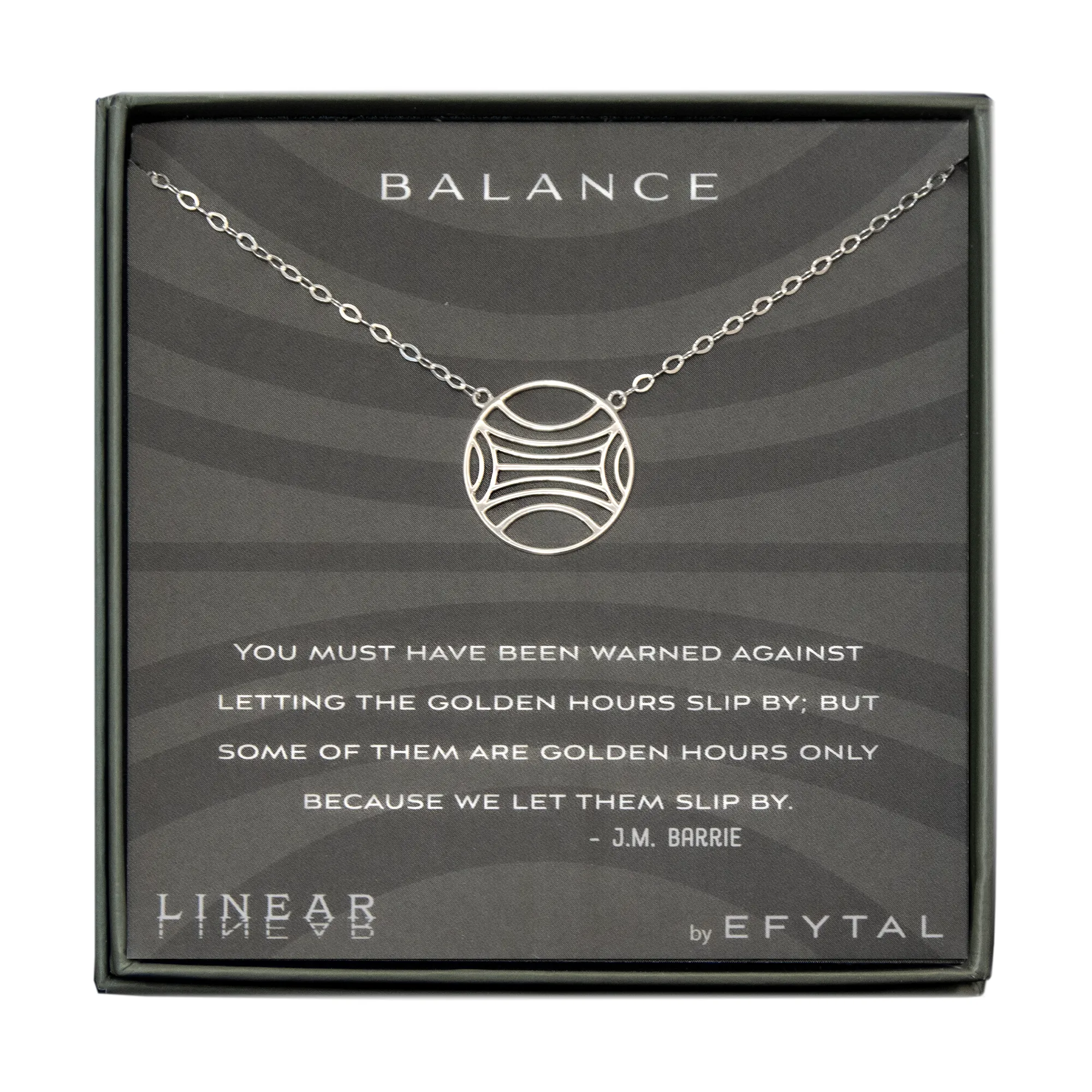balance 18mm necklace • golden hours