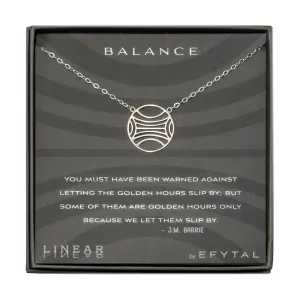 balance 18mm necklace • golden hours