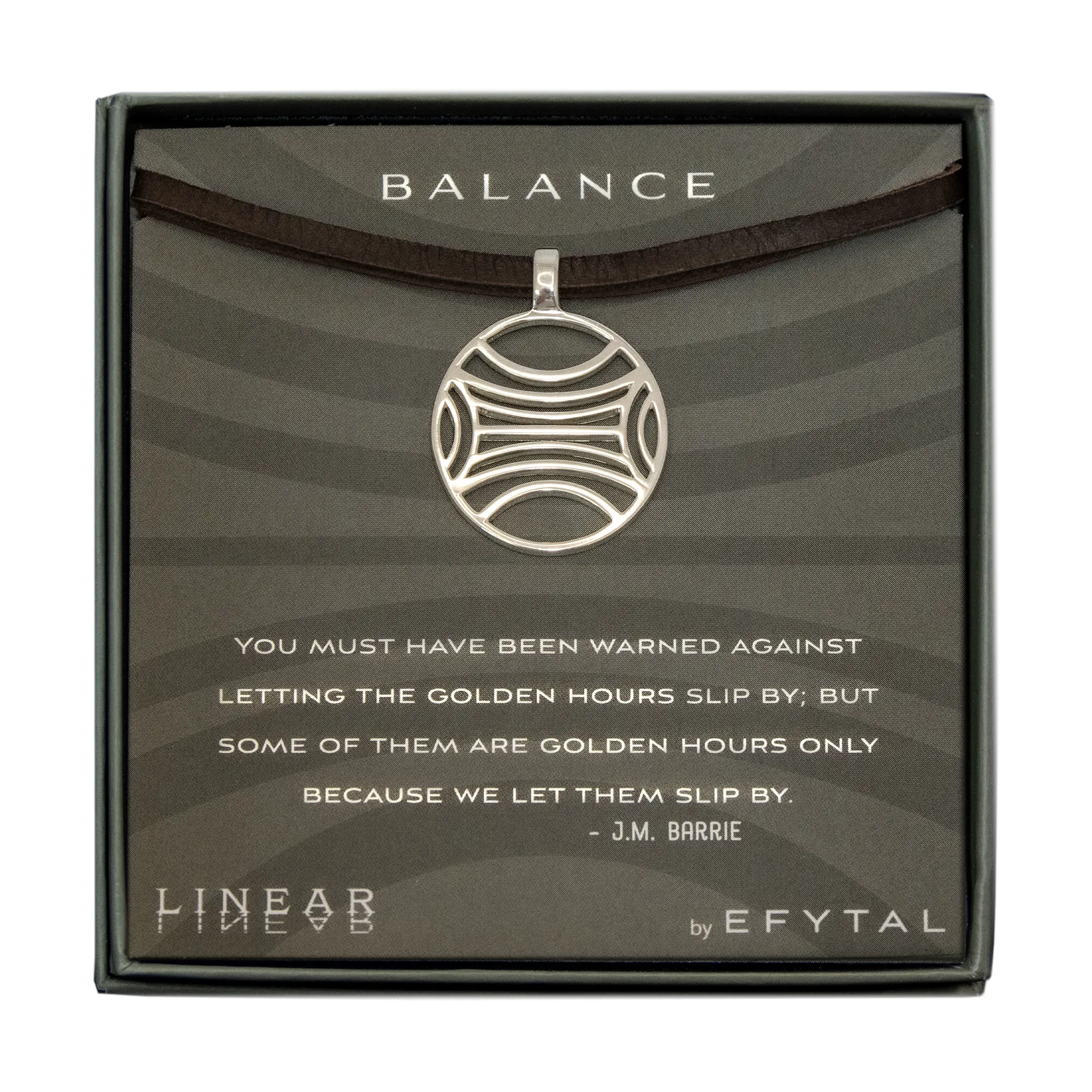 balance 25mm necklace • golden hours