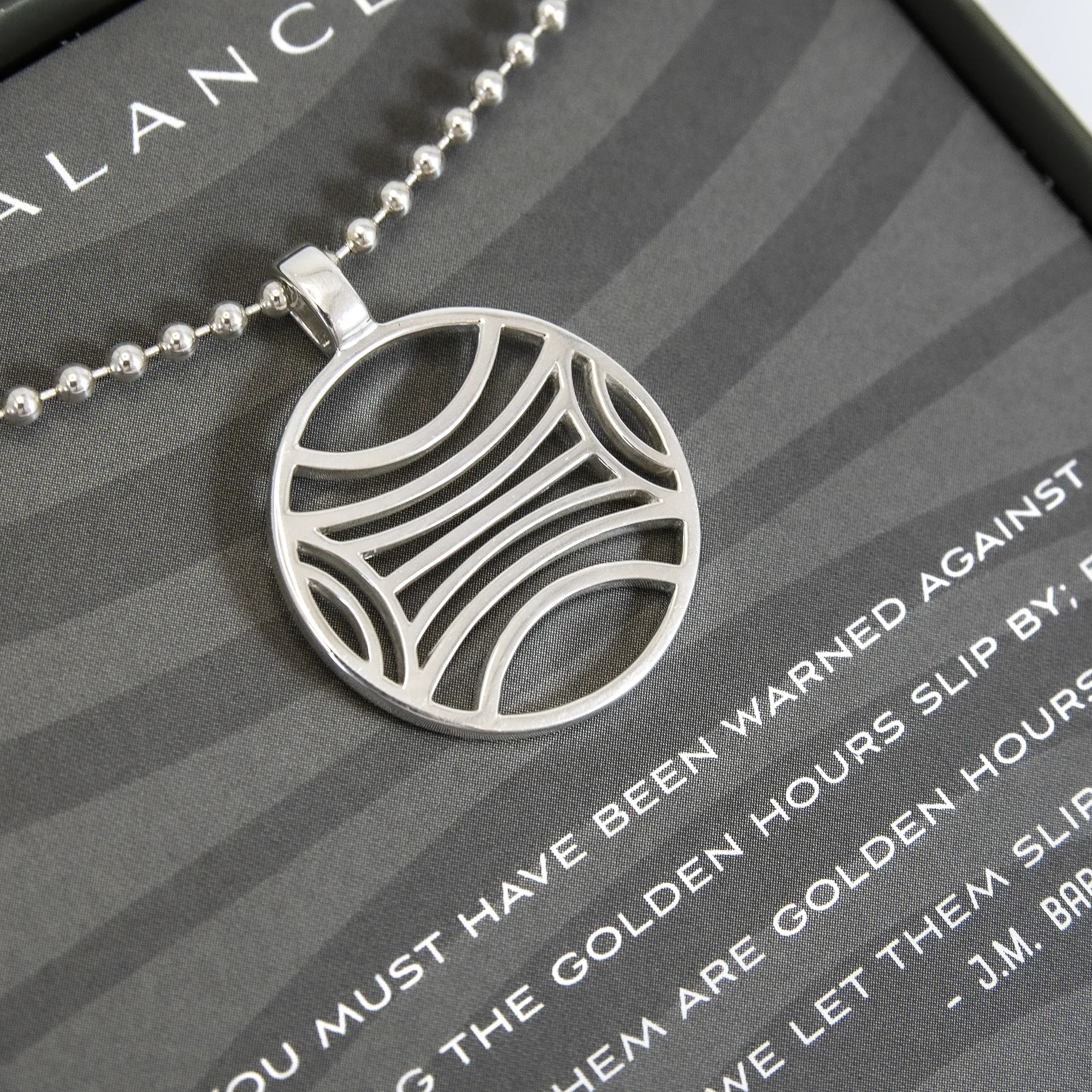 balance 25mm necklace • golden hours