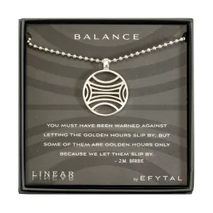 balance 25mm necklace • golden hours