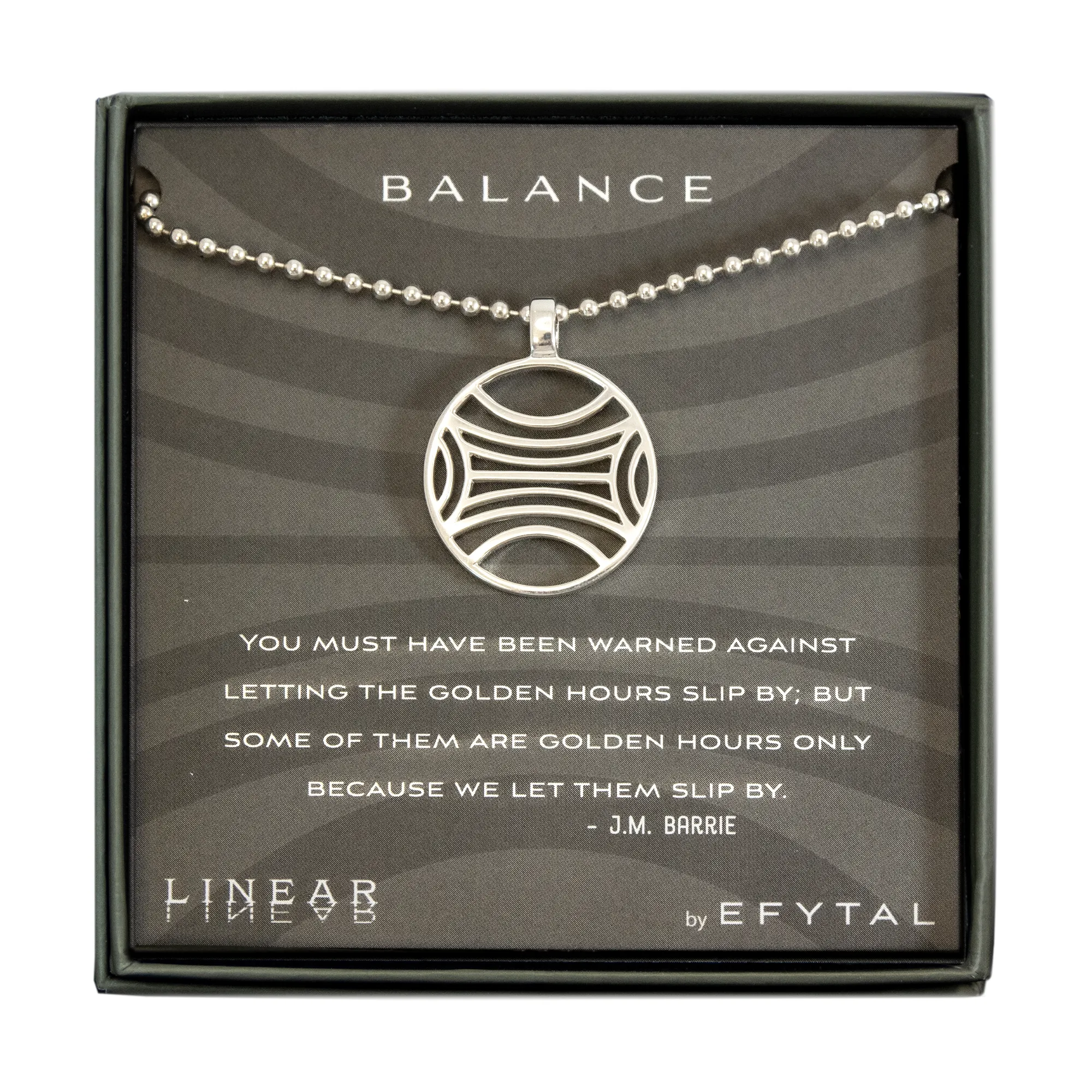balance 25mm necklace • golden hours