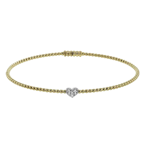 Bangle in 18k Gold with Diamonds