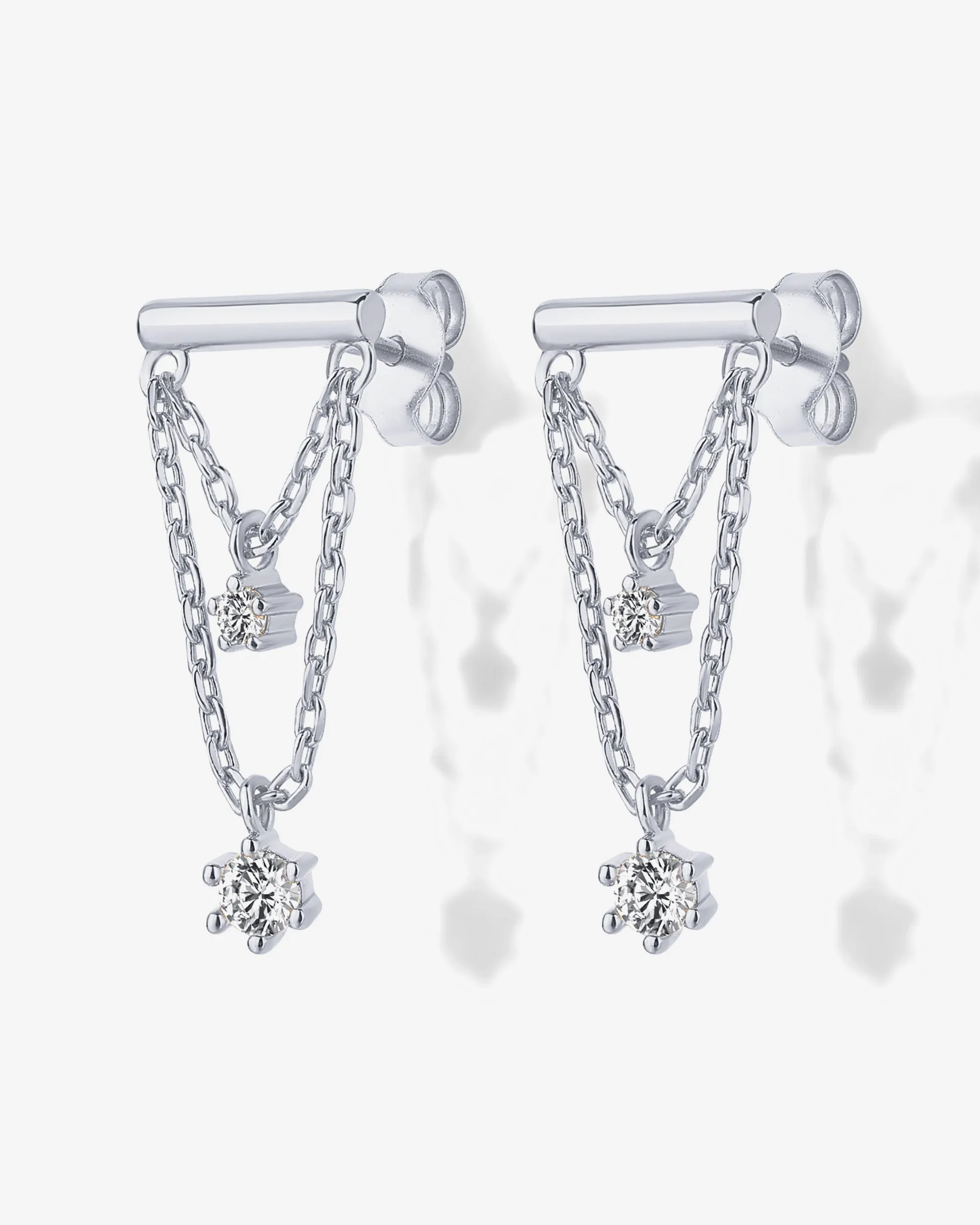 Bar Chained Earring