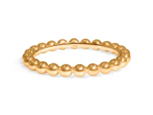 Beaded Rose Gold Ring