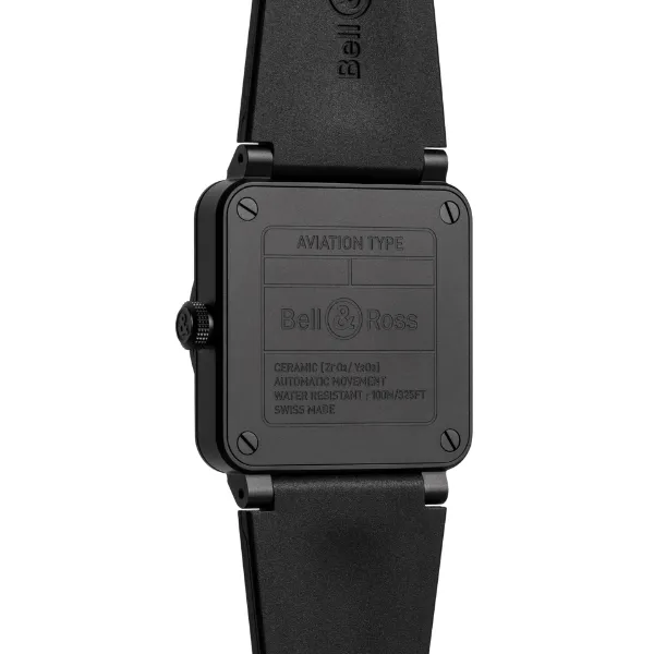 Bell & Ross BR-03 Skeleton Black Ceramic - BR03A-BL-SKCE/SRB