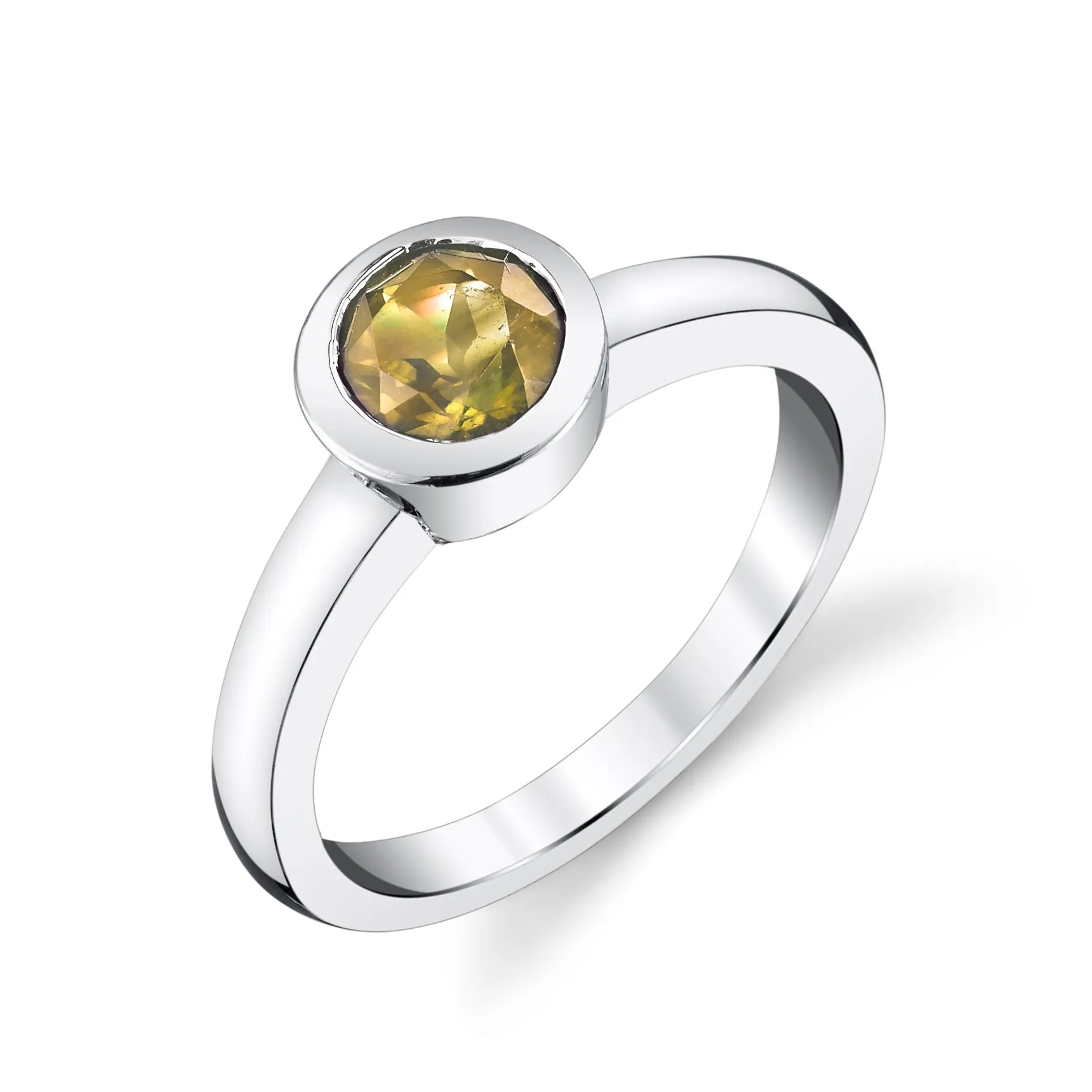 Bezel Set Solitaire Ring