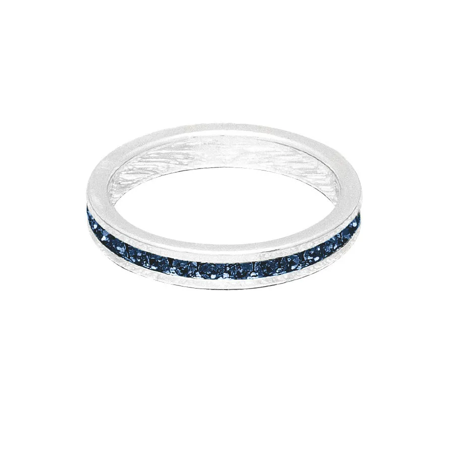 Birthstone Stackable Rings (White)
