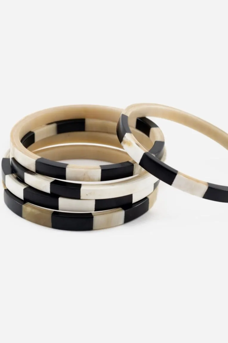 Black & White Bangle Set