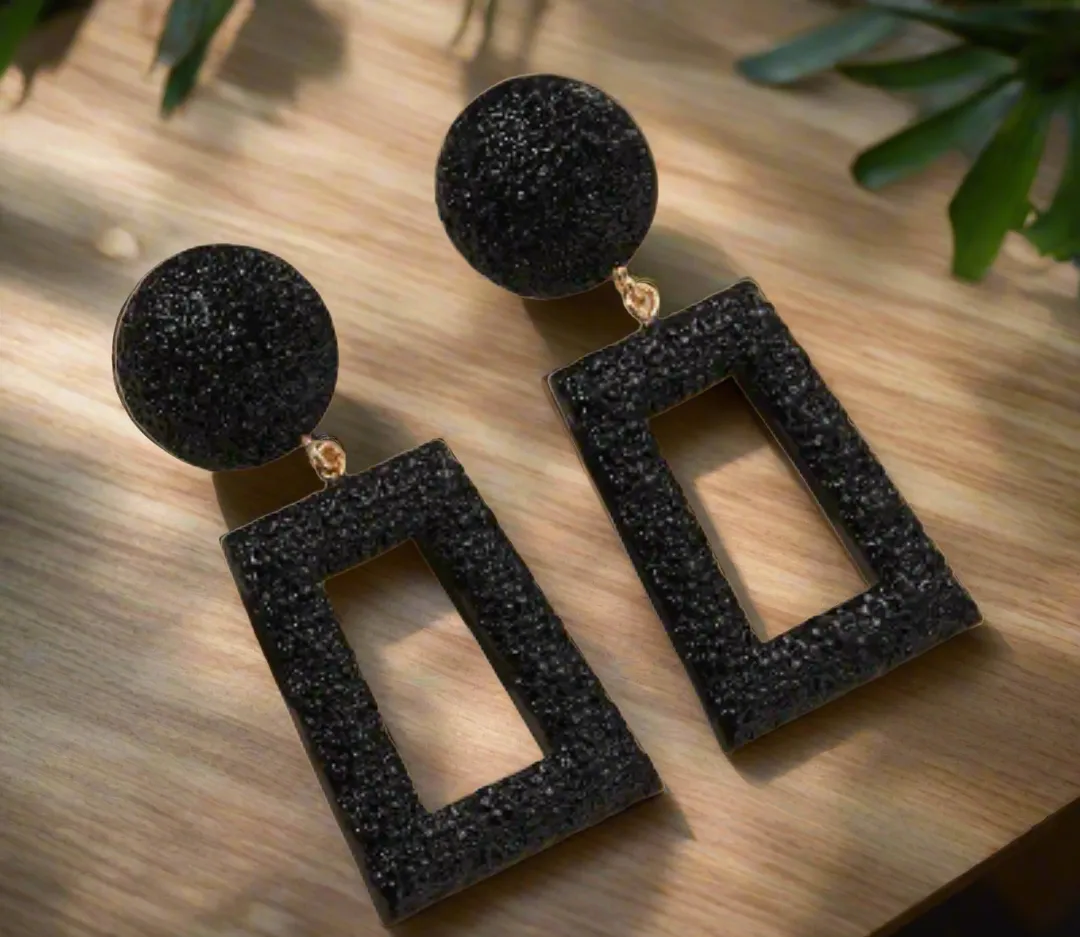 Black Luxe Earrings