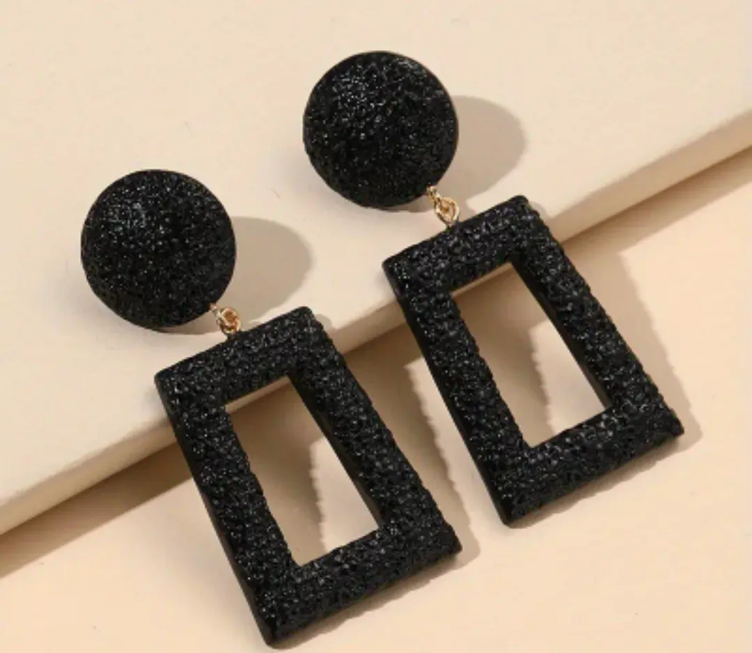 Black Luxe Earrings