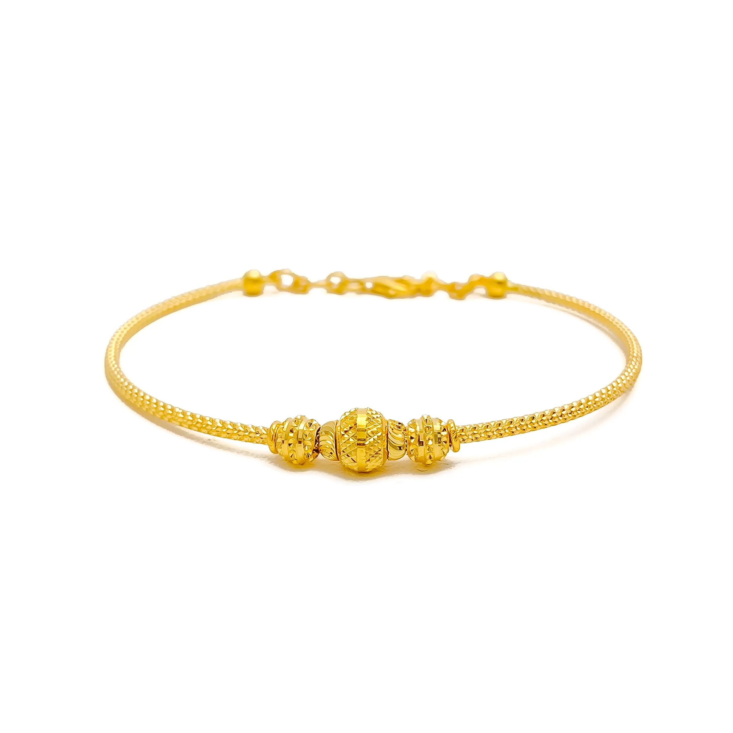 Blooming Classy 22k Gold Bangle Bracelet