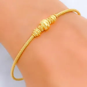Blooming Classy 22k Gold Bangle Bracelet