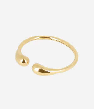 Bracelet Jonc Aurèle (Acier doré)