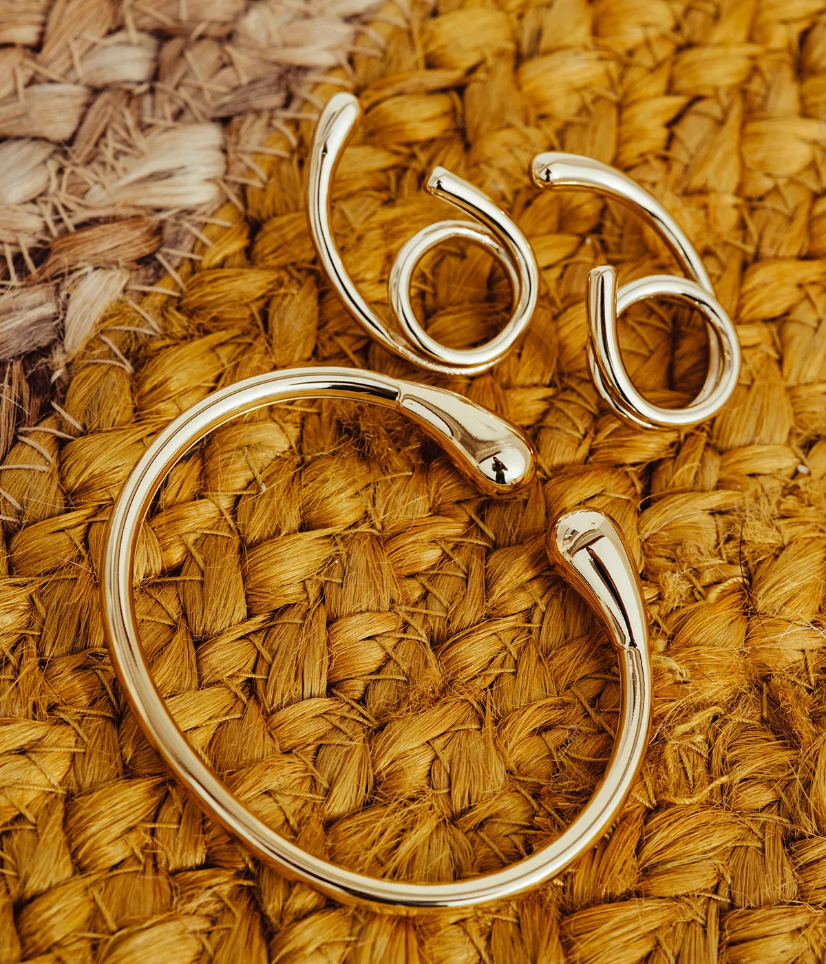 Bracelet Jonc Aurèle (Acier doré)