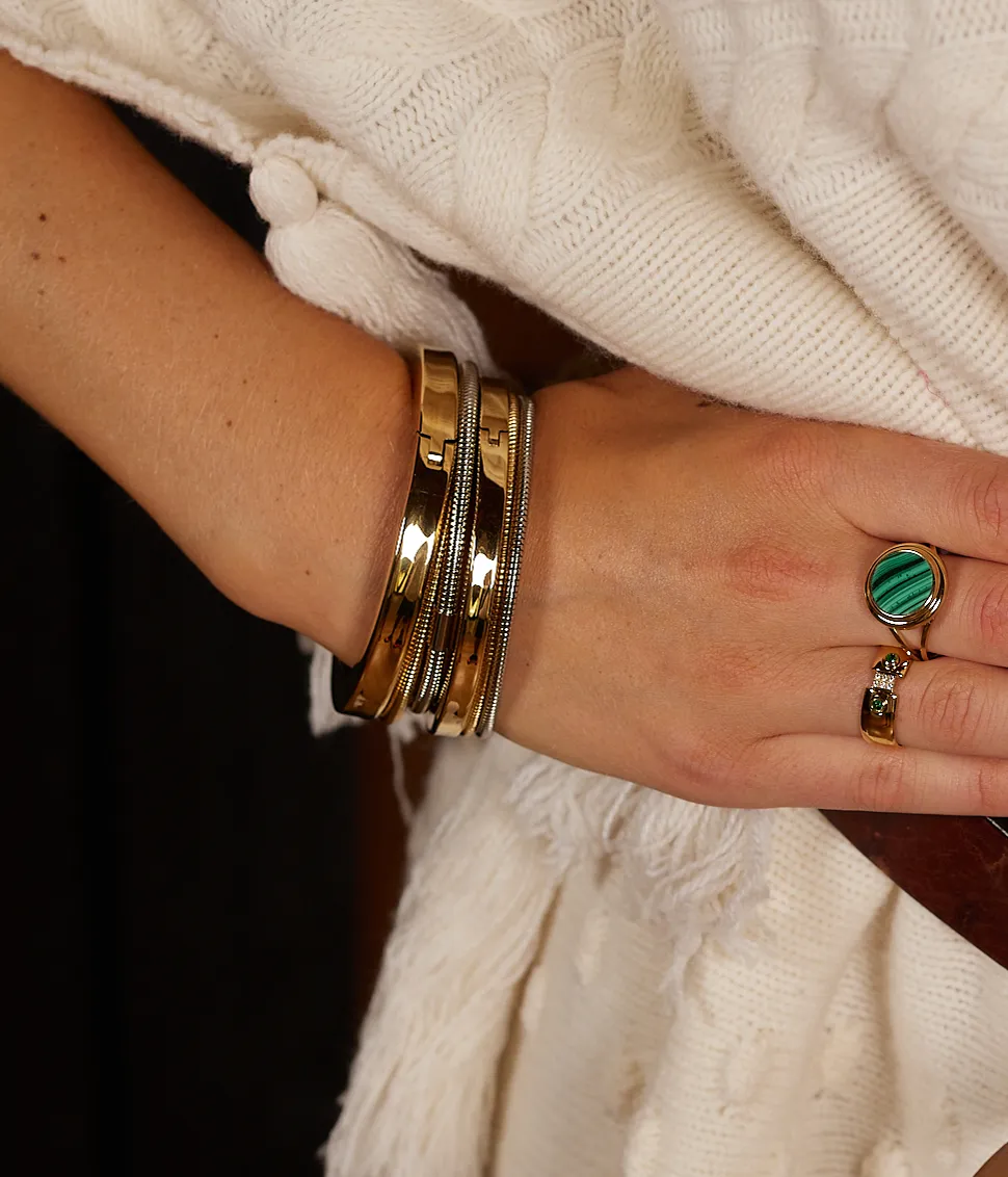 Bracelet Jonc Lise (Acier)
