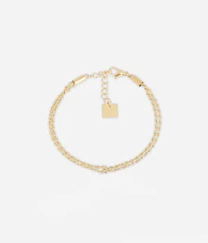 Bracelet Zeta (Acier doré)