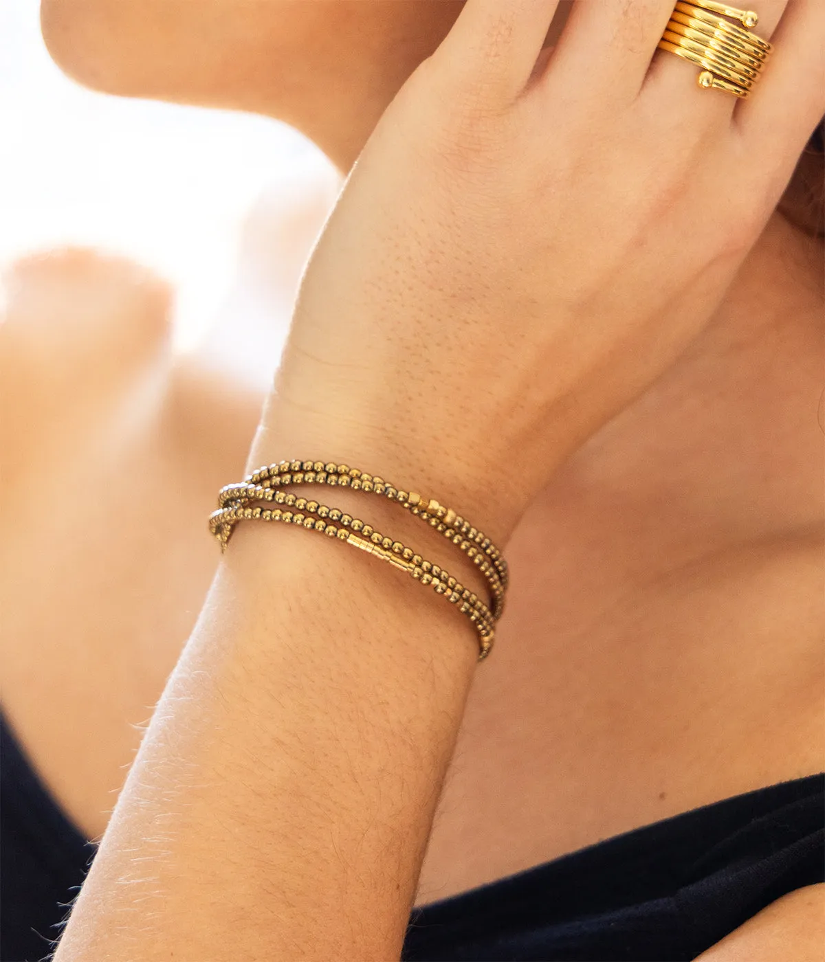 Bracelet Zoly (Acier doré)