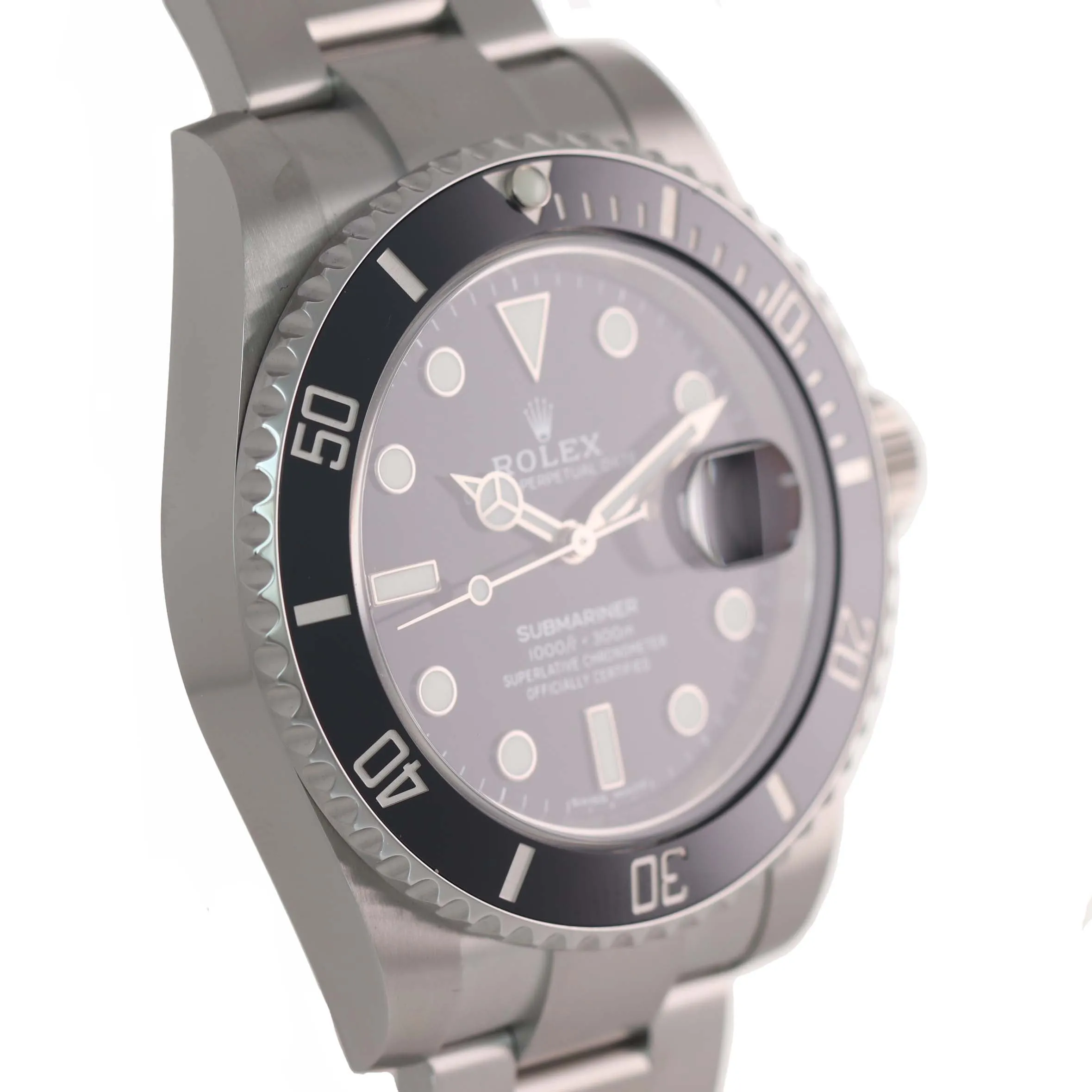 BRAND NEW 2019 PAPERS Rolex Submariner Date 116610 Steel Black Ceramic Watch