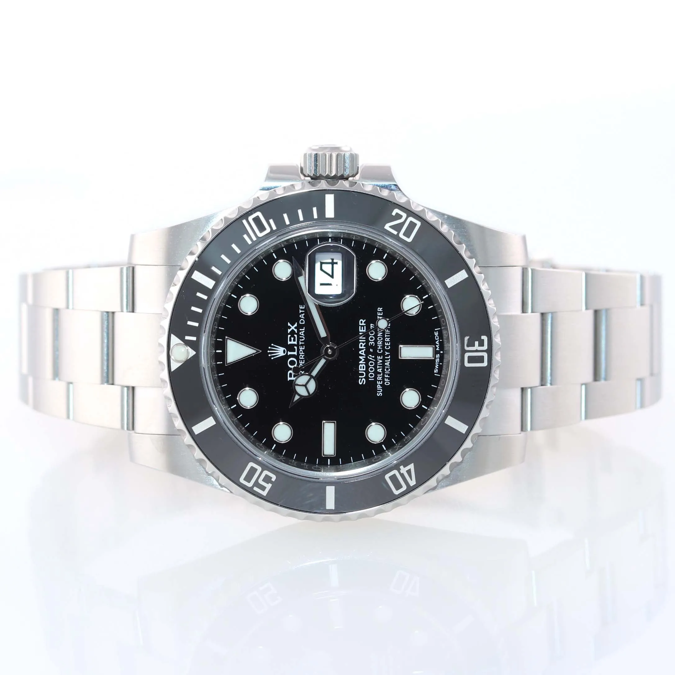 BRAND NEW 2019 PAPERS Rolex Submariner Date 116610 Steel Black Ceramic Watch