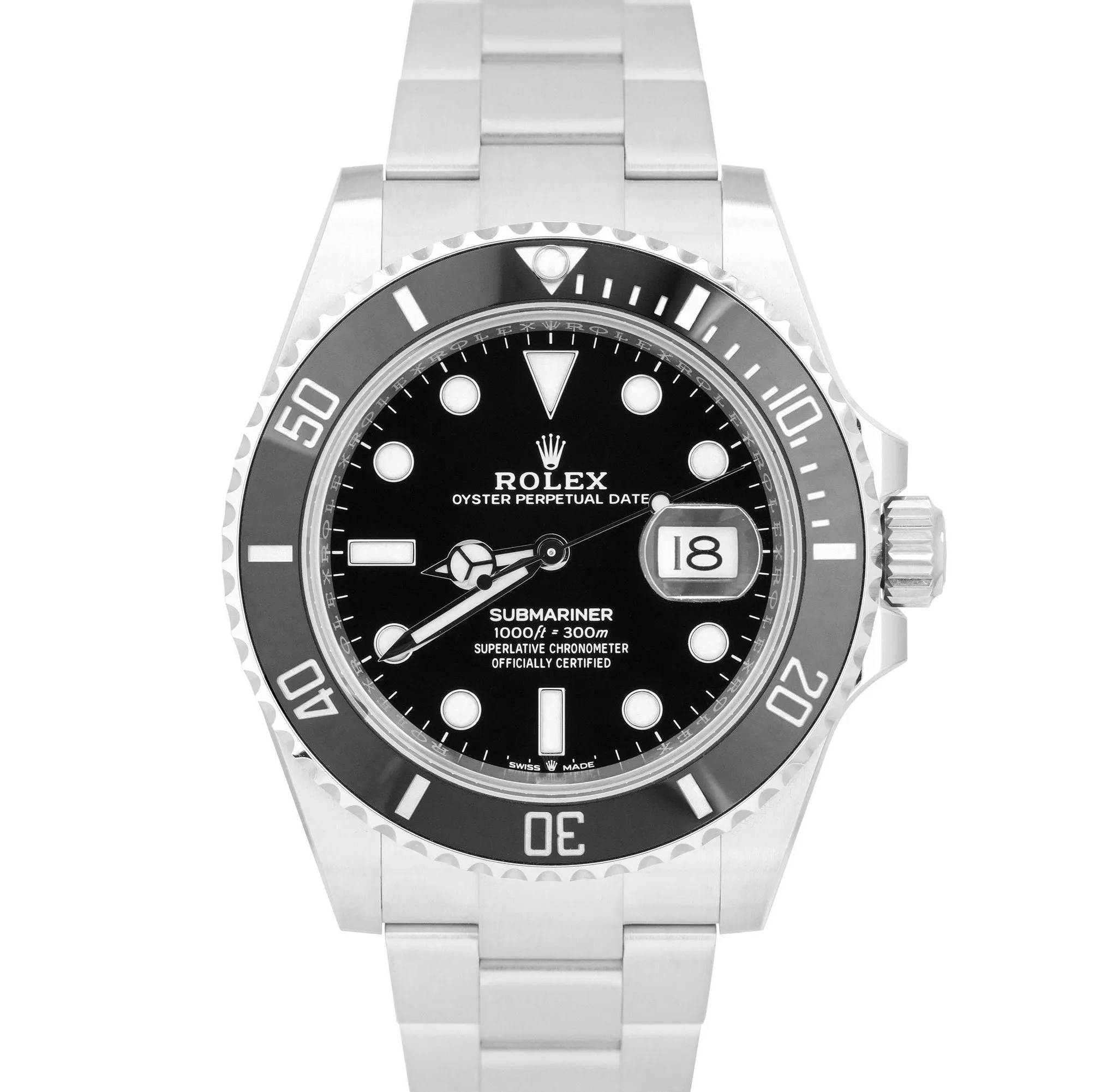 BRAND NEW 2021 Rolex Submariner Date 41mm Steel Black Ceramic Watch 126610 LN