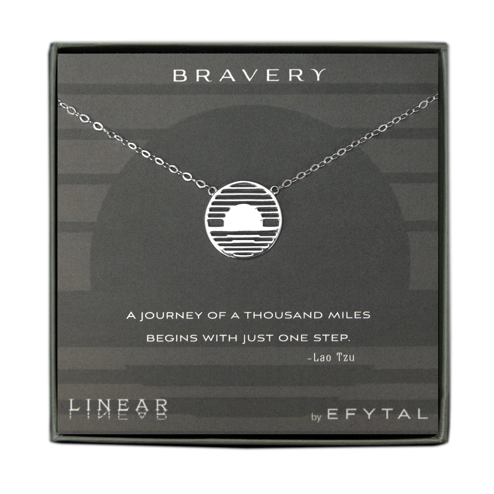 bravery 18mm necklace • just one step