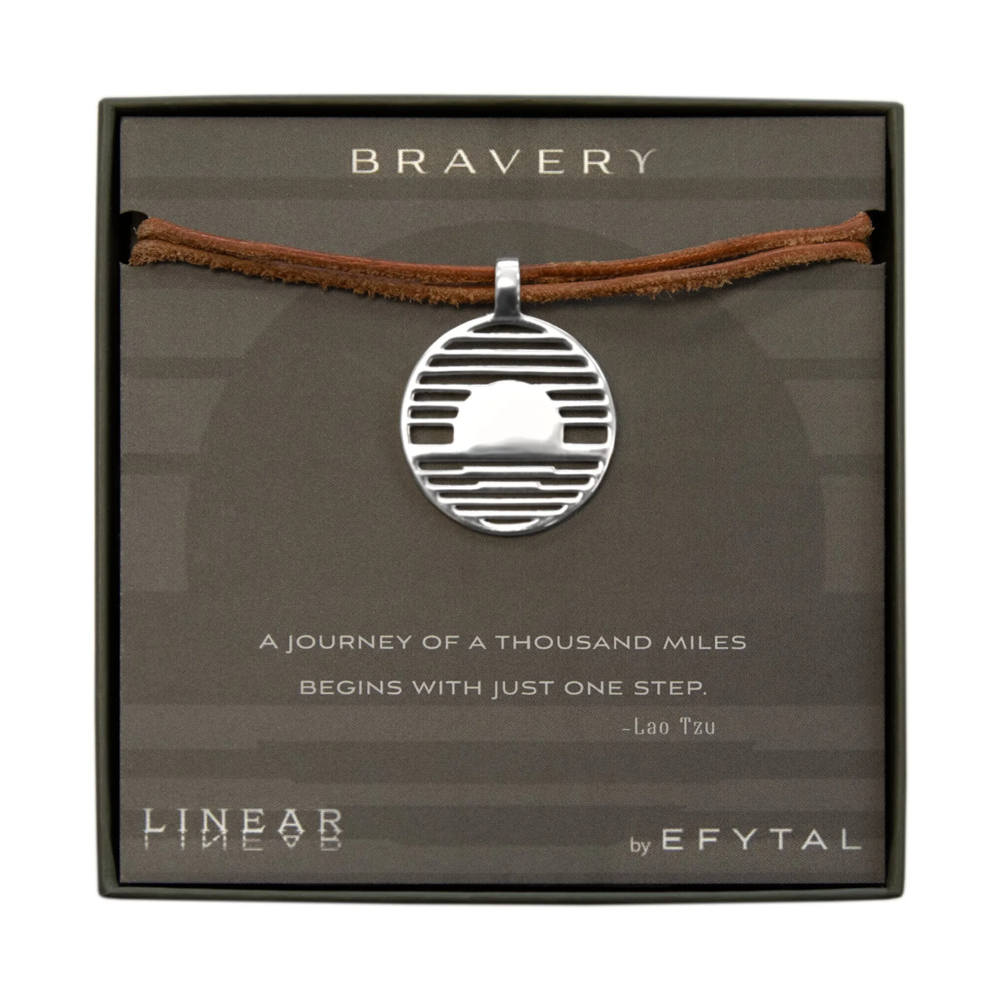 bravery 25mm necklace • just one step