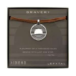 bravery 25mm necklace • just one step