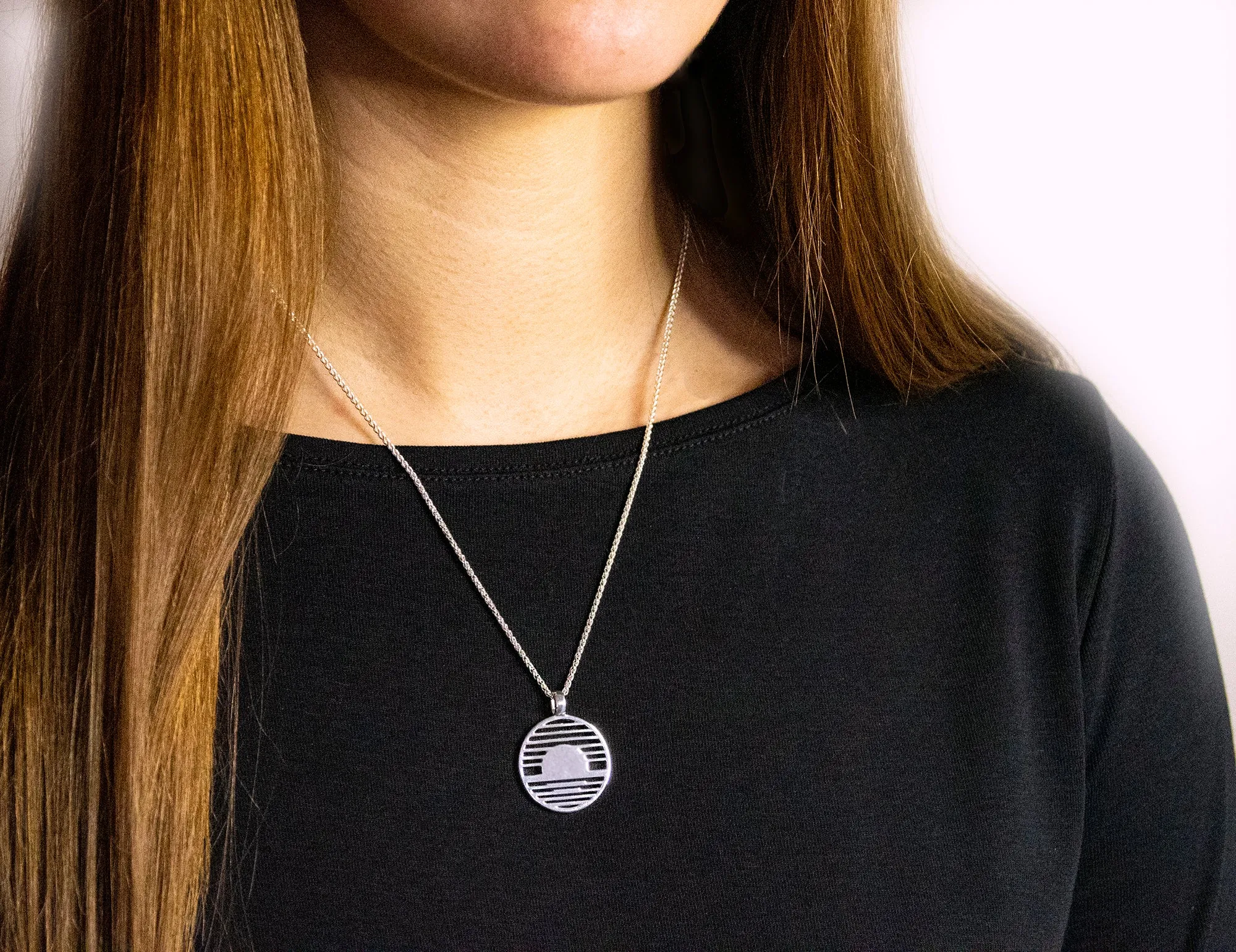 bravery 25mm necklace • just one step