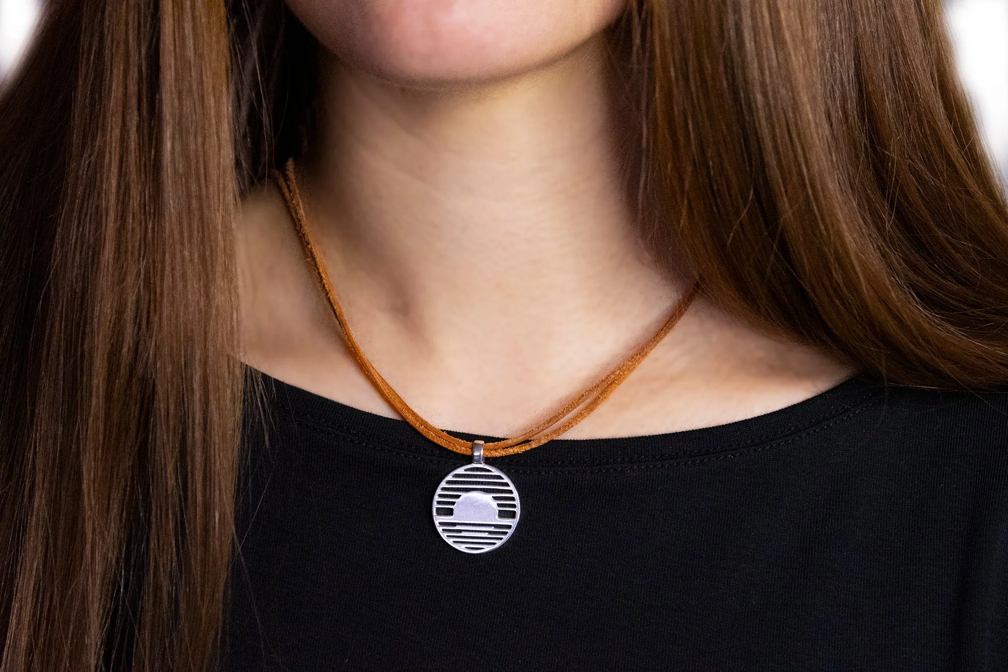 bravery 25mm necklace • one day at a time