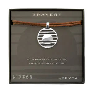 bravery 25mm necklace • one day at a time