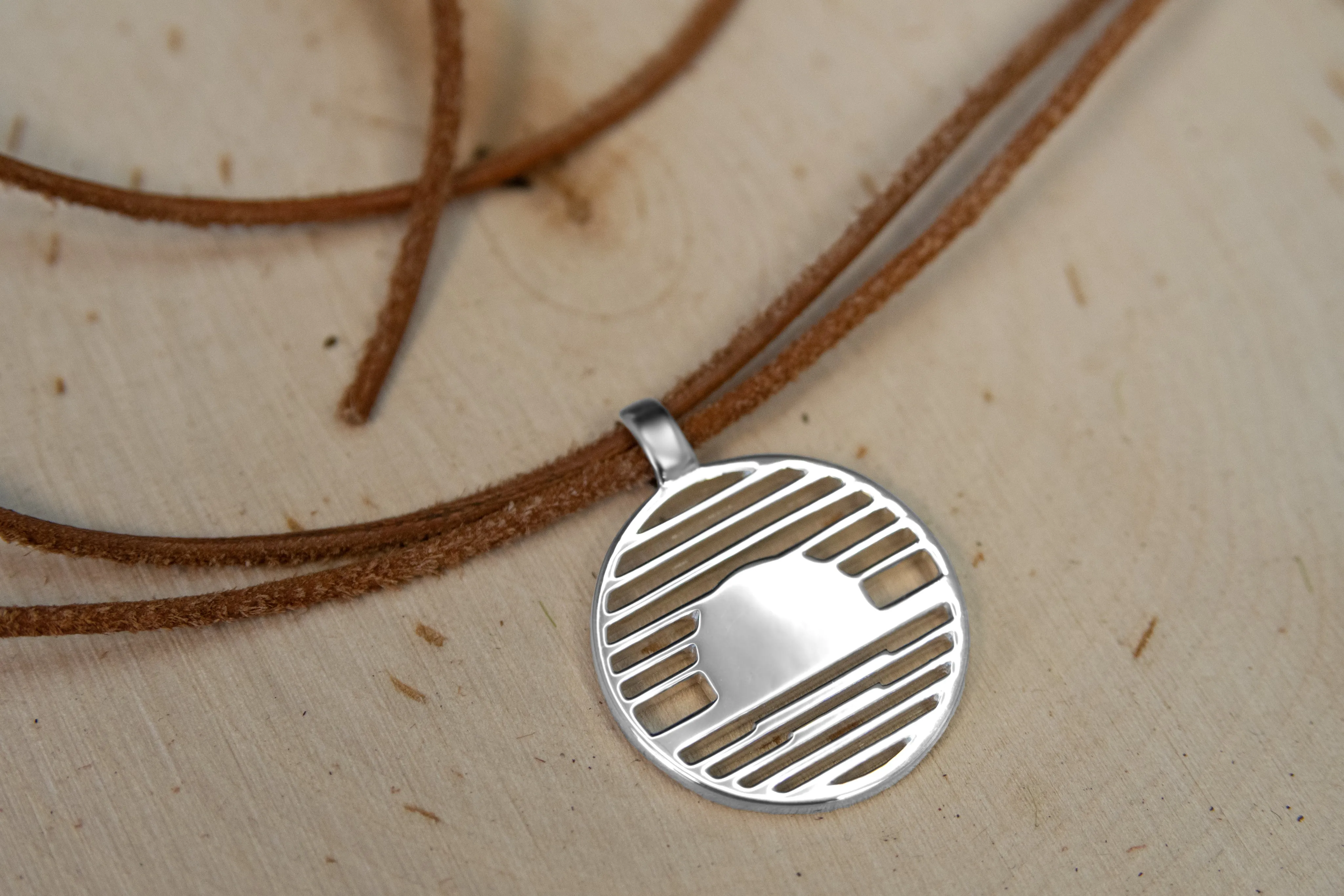 bravery 25mm necklace • one day at a time
