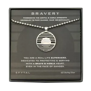 bravery 25mm necklace • real-life superhero