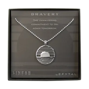 bravery 25mm necklace • try again