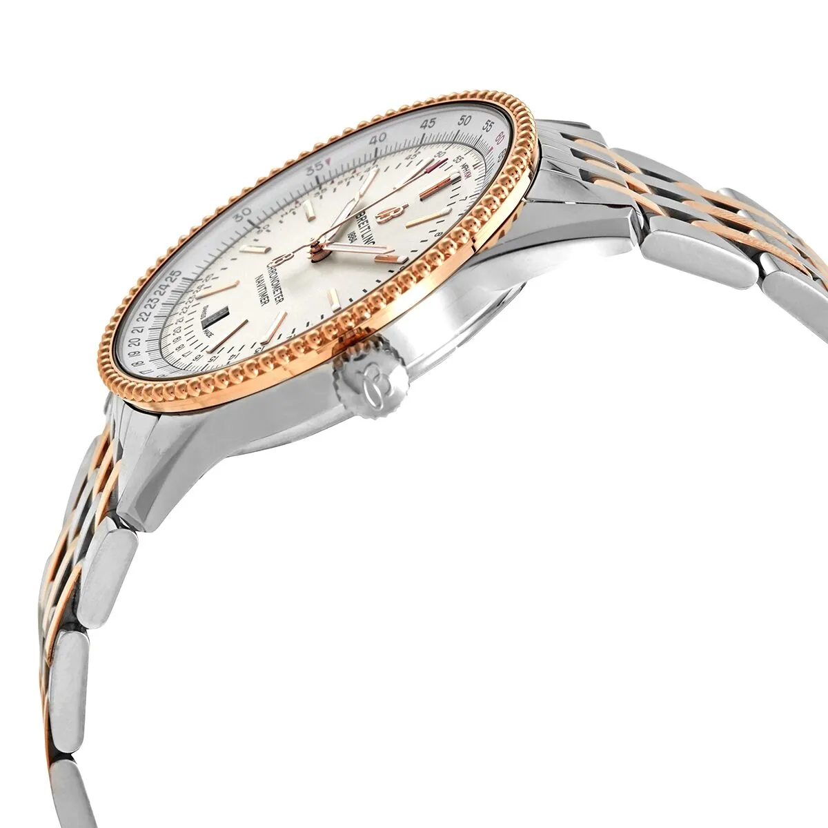 Breitling Navitimer Automatic Men's Stainless Steel and 18kt Rose Gold Watch U17326211G1U1