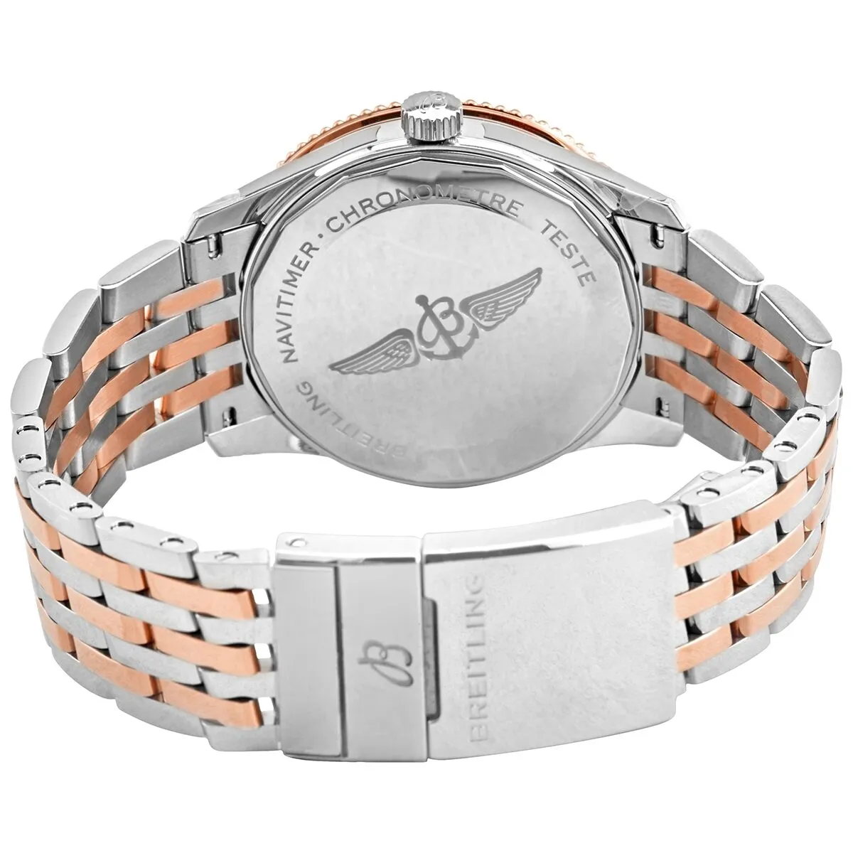 Breitling Navitimer Automatic Men's Stainless Steel and 18kt Rose Gold Watch U17326211G1U1