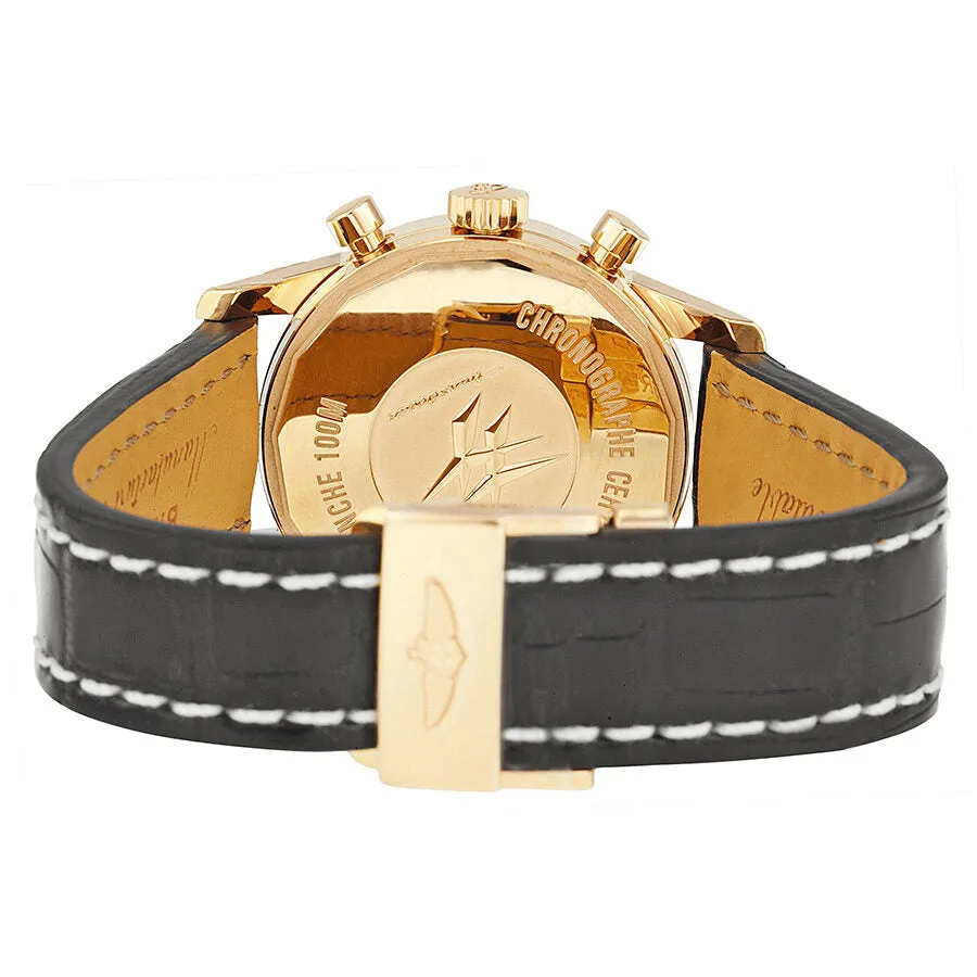 Breitling Transocean Chronograph 38 Black Dial 18kt Rose Gold Men's Watch R4131012-BC07BKCD R4131012-BC07-728P-R18BA.1