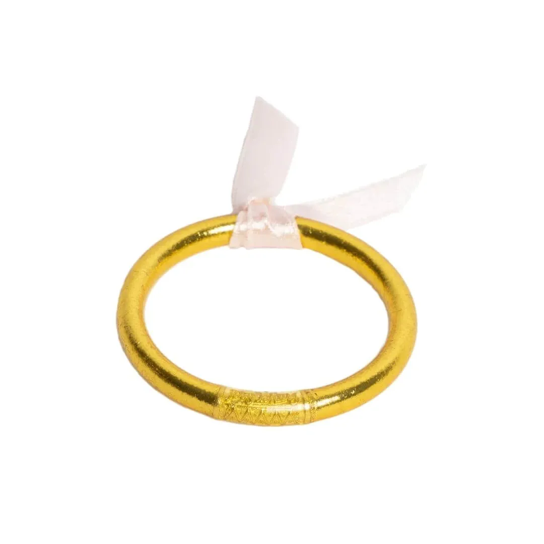 BuDhaGirl Baby Bangle Gold