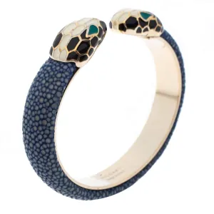 BVLGARY SERPENTI FOREVER OPEN CUFF BRACELET