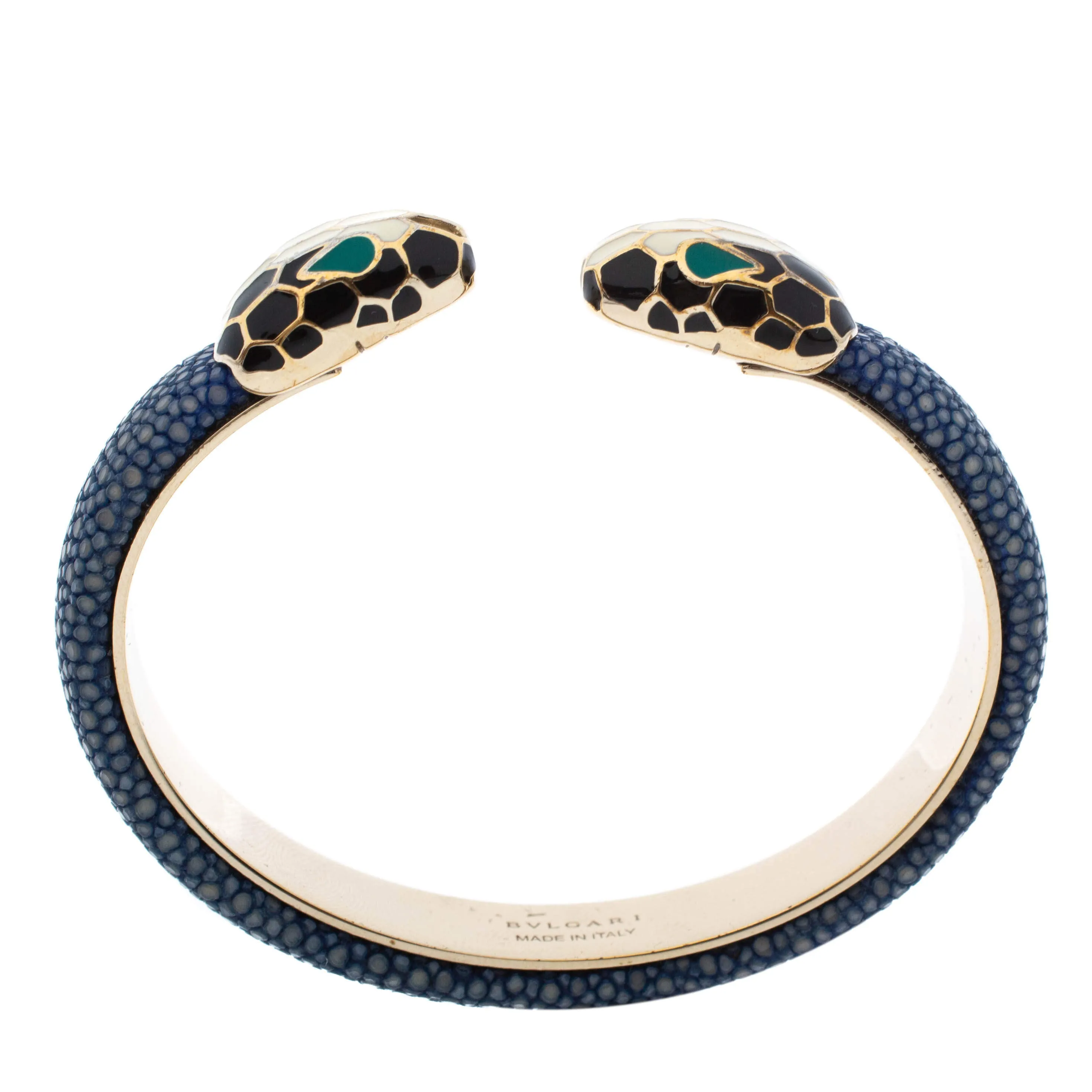 BVLGARY SERPENTI FOREVER OPEN CUFF BRACELET