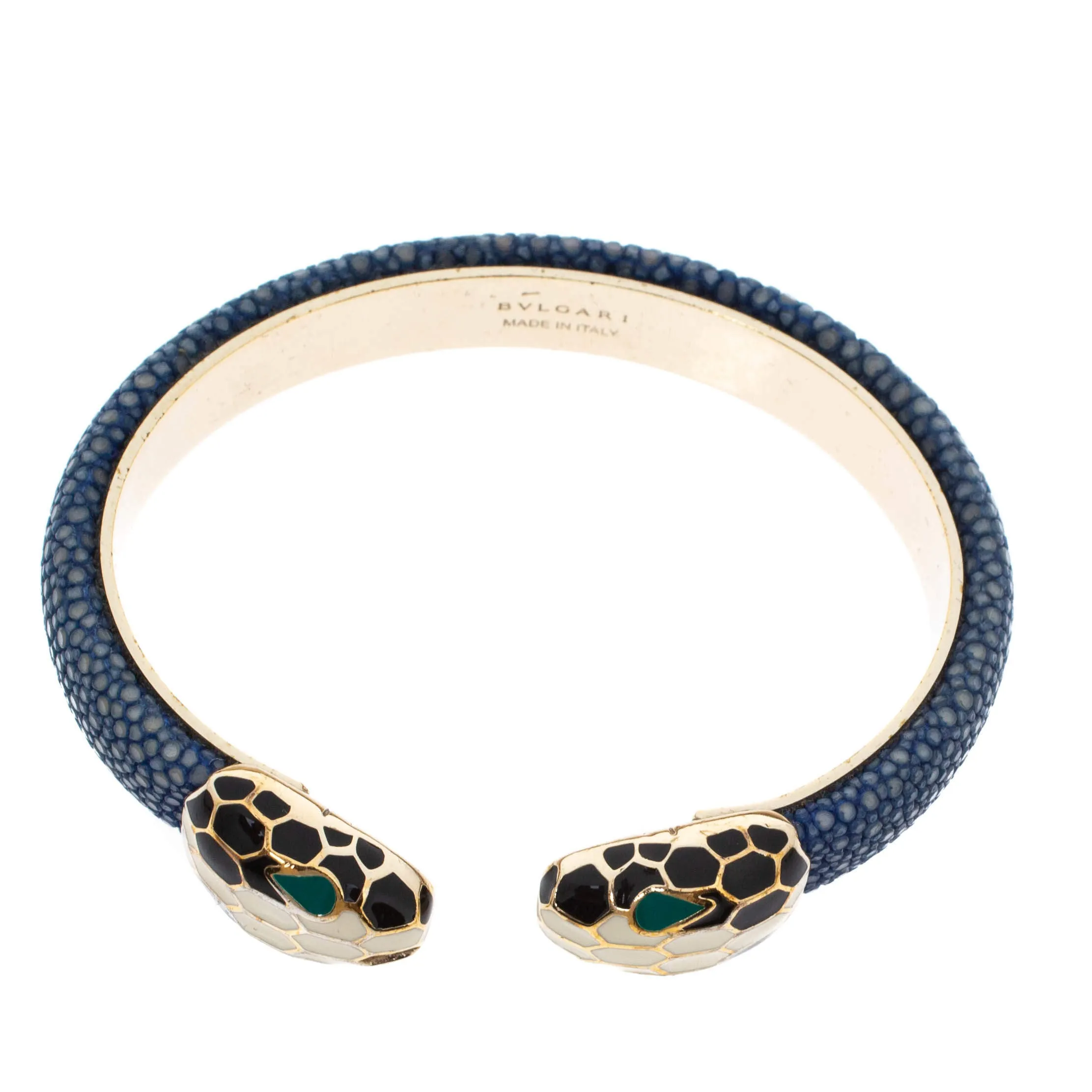 BVLGARY SERPENTI FOREVER OPEN CUFF BRACELET