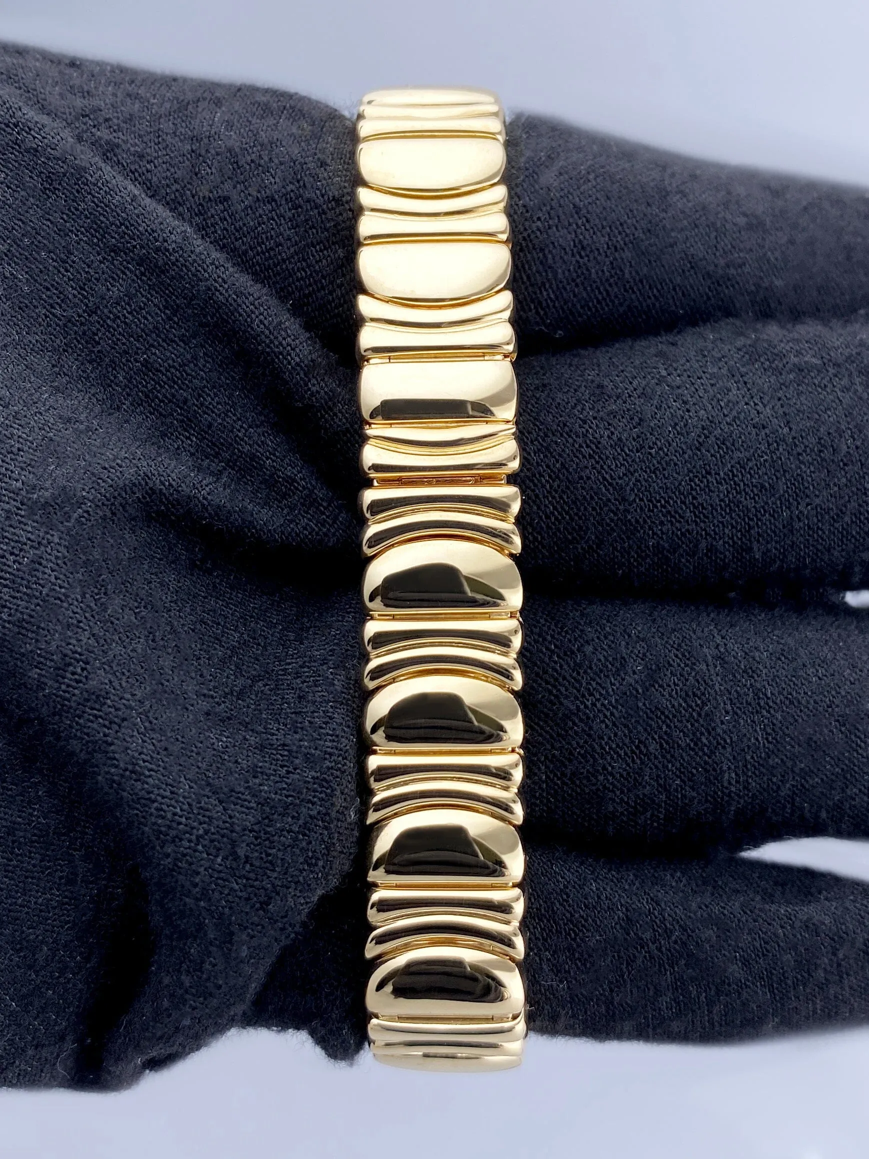 Cartier Baignoire Mini WB5047D8 / 1960 Diamond 18k Yellow Gold Ladies Watch