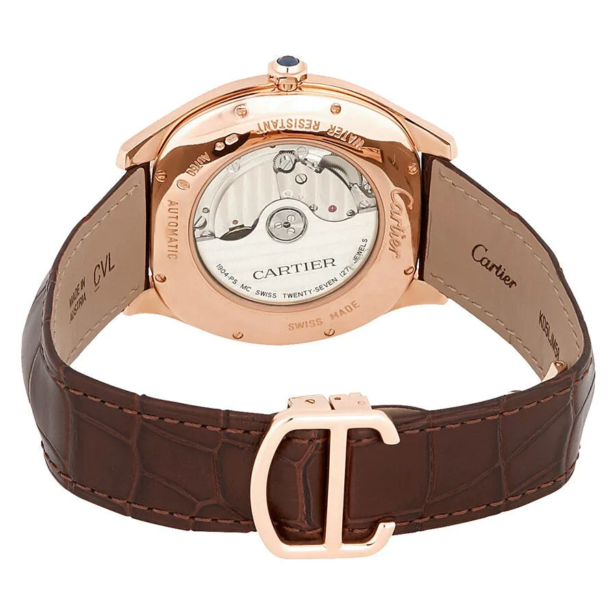 Cartier Drive De Cartier 18kt Rose Gold Automatic Men's Watch WGNM0003