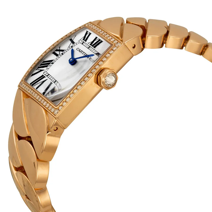 Cartier La Dona de Cartier Silver Dial 18kt Rose Gold Ladies Watch WE60050I